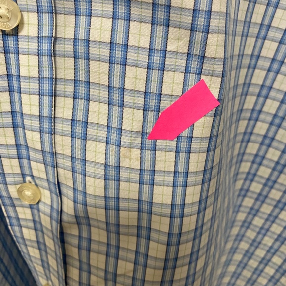 Vineyard Vines XXL Plaid Check Cotton Murray Long Sleeve Button Down Shirt - Picture 8 of 9